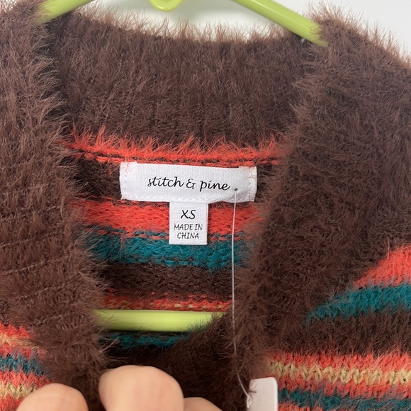 Multi-Colored Striped Sweater - Picture 5 of 6